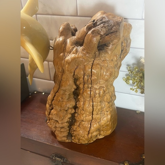 Large John Perry Single Seal On Drift Wood Sculpture - Picture 3 of 14